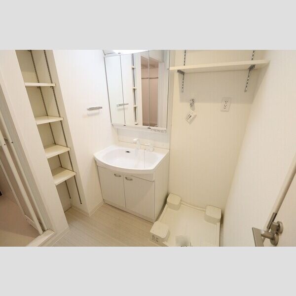 洗面所 (三面鏡付き洗面化粧台)