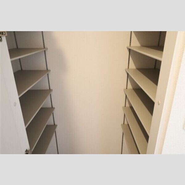 玄関 (姿身付きシューズボックス)