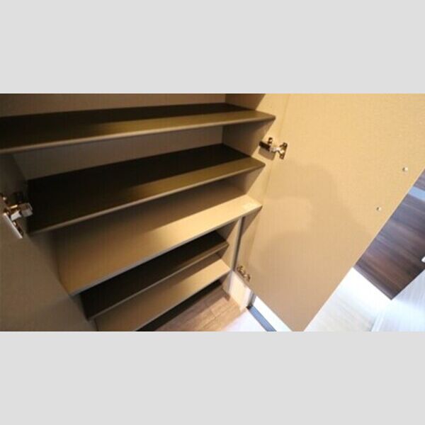 玄関 (姿身付きシューズボックス)