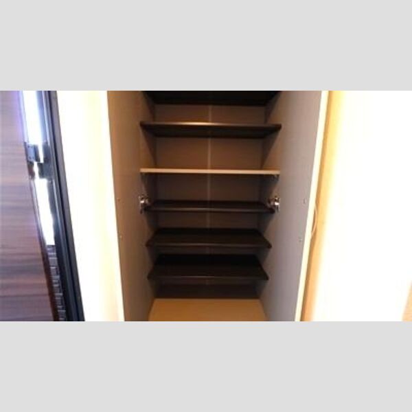 玄関 (姿身付きシューズボックス)