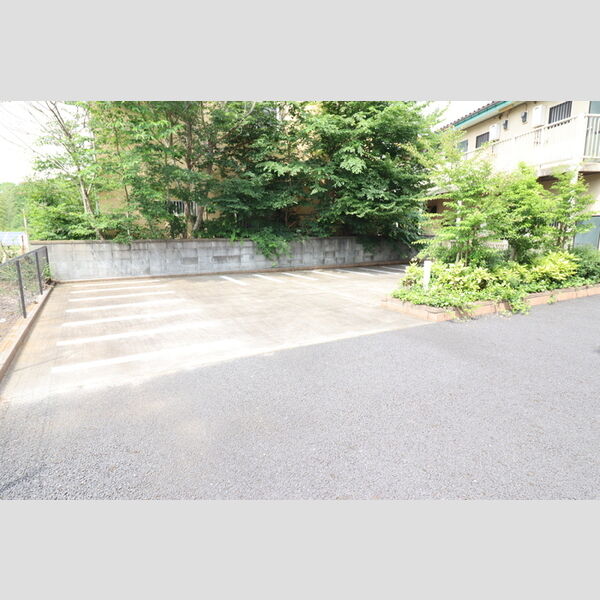 現地周辺 (バイク置場)