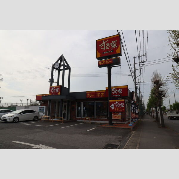 現地周辺 (すき家　岩井店)