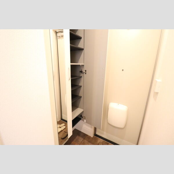 玄関 (トールタイプシューズボックス(姿見鏡付))