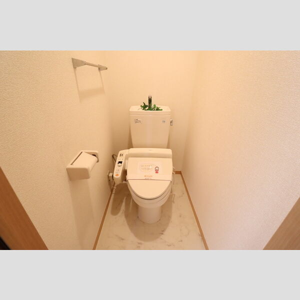 トイレ (もちろん温水洗浄暖房便座です)