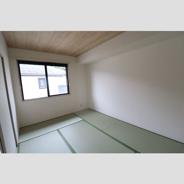 その他 (南側和室(天井デザインクロス仕様、和室も寝転がれて良いものですよ♪))
