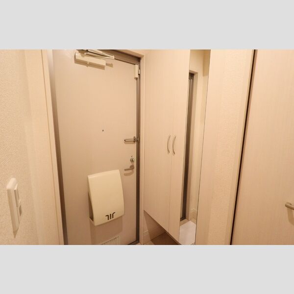 玄関 (トールタイプシューズボックス(姿見鏡付))