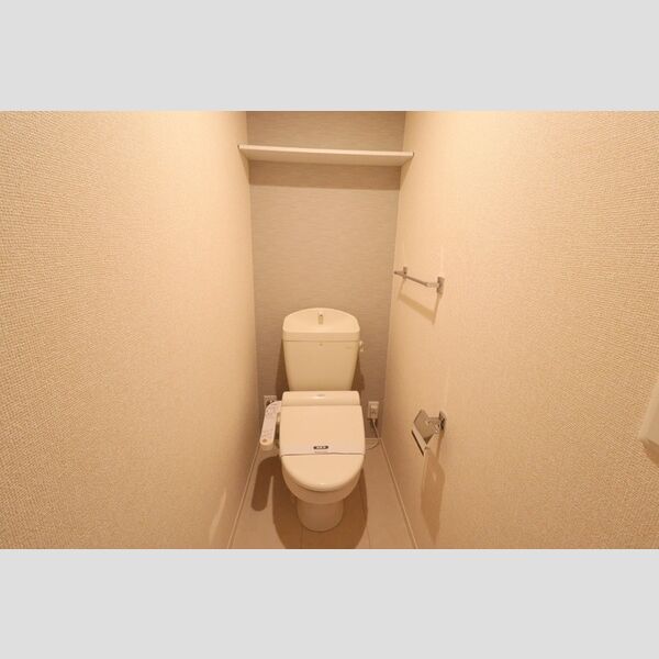 トイレ (もちろん温水洗浄暖房便座です(デザインクロス仕様))