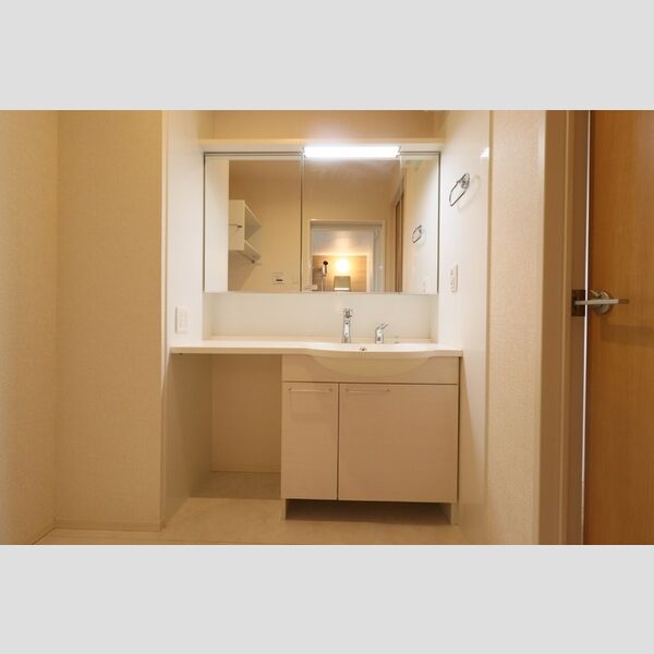 洗面所 (大型洗髪洗面化粧台(三面鏡))