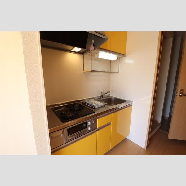 キッチン (システムキッチン(2口ガスコンロ、グリル付))