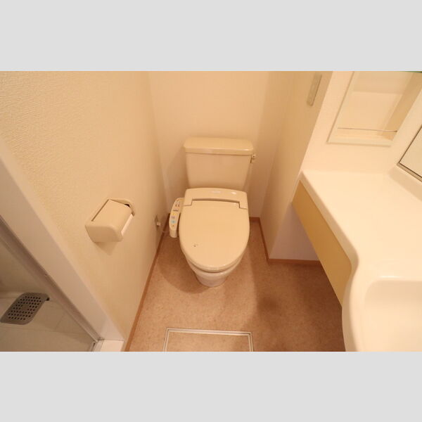 トイレ (もちろん温水洗浄暖房便座です)