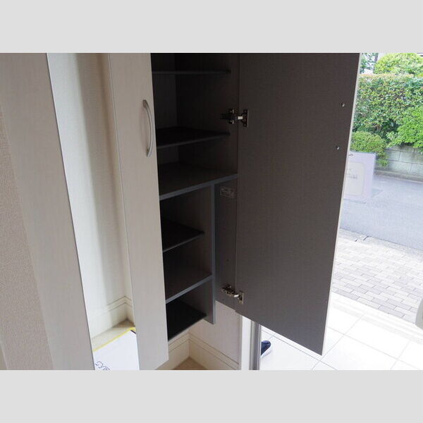 玄関 (トールタイプシューズBOX(姿見鏡付))