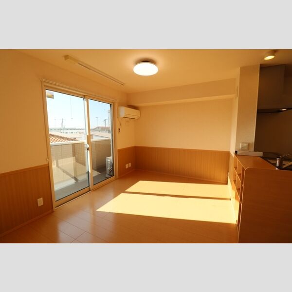 居室・リビング (リビング全景(エアコン付))