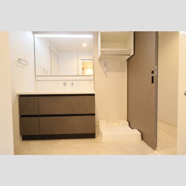 洗面所 (大型洗髪洗面化粧台(三面鏡))