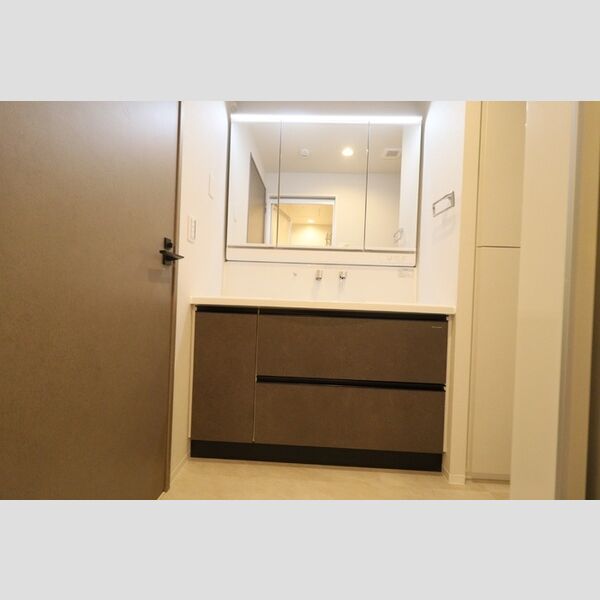 洗面所 (大型洗髪洗面化粧台(三面鏡))