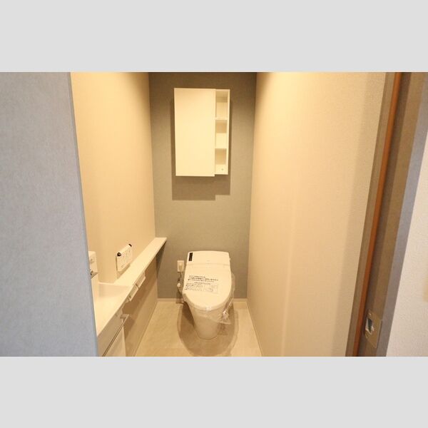 トイレ (もちろん温水洗浄暖房便座です)