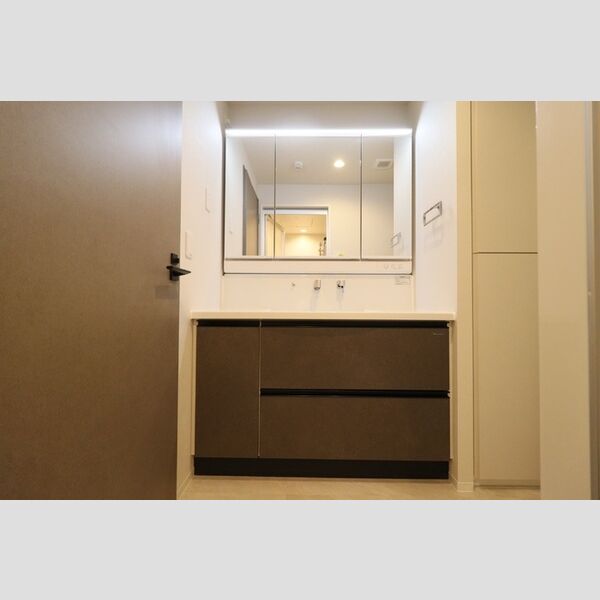 洗面所 (大型洗髪洗面化粧台(三面鏡))