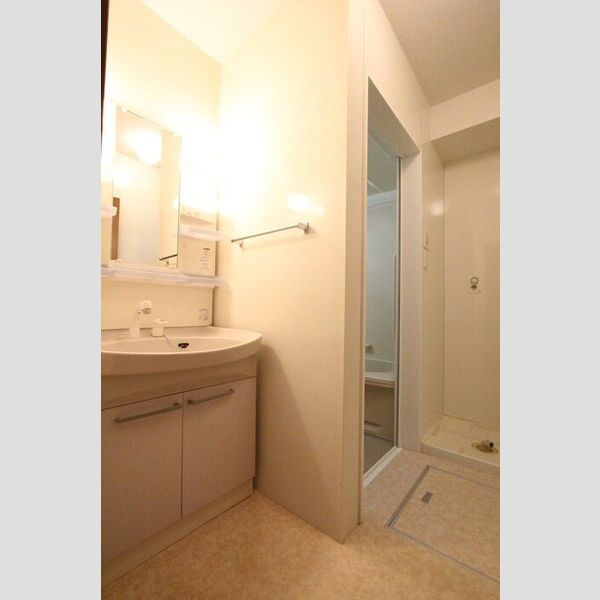 洗面所 (107　洗髪洗面化粧台、室内洗濯機置場)