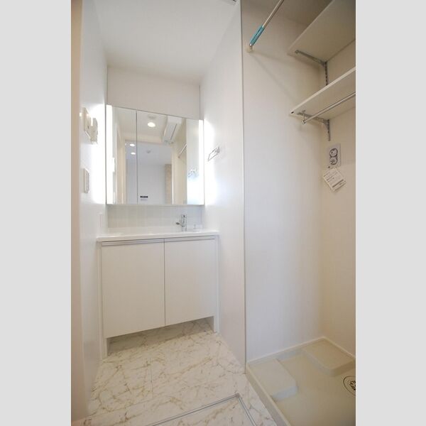 洗面所 (101　洗髪洗面化粧台、室内洗濯機置場)