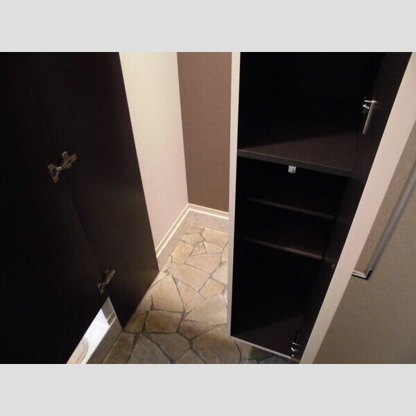 玄関 (シューズボックス(奥にスペースあり))