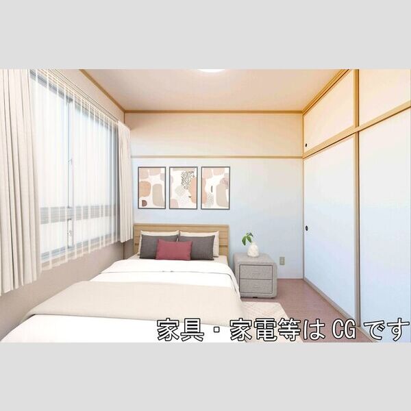 居室・リビング (家具/家電はCGです)