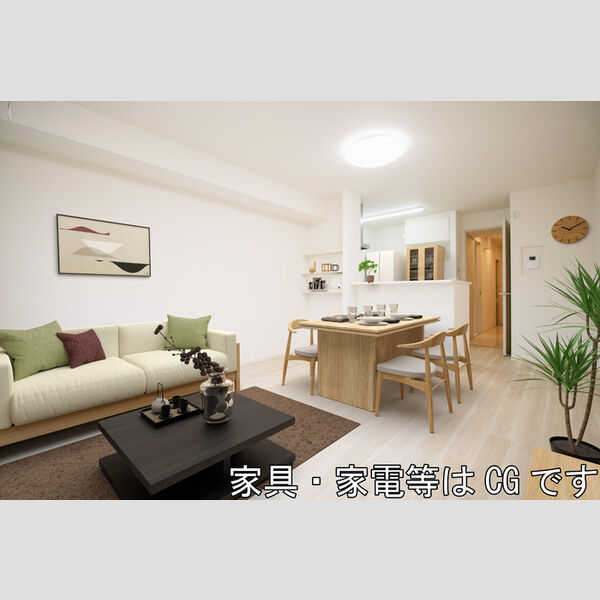 居室・リビング (102・LDK(家具・家電等はCGです))