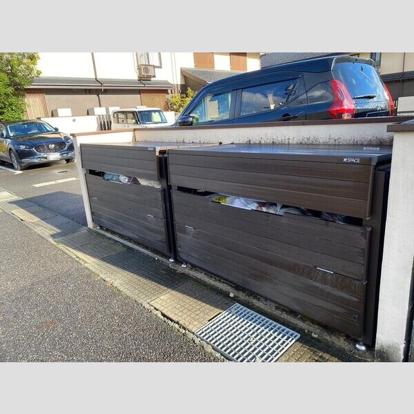 現地周辺 (ゴミステーション)