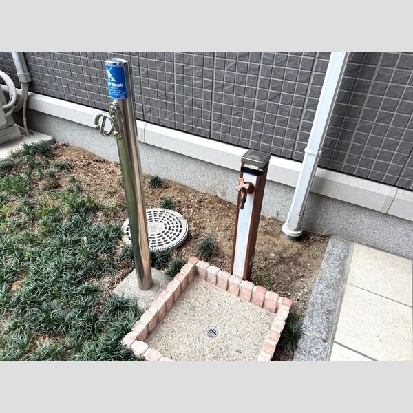 現地周辺 (ペット用足洗い場)