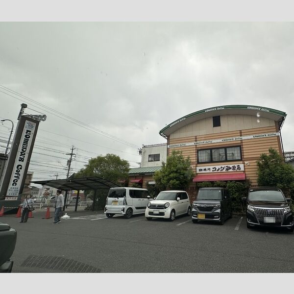 現地周辺 (コメダ珈琲店稲葉地店)
