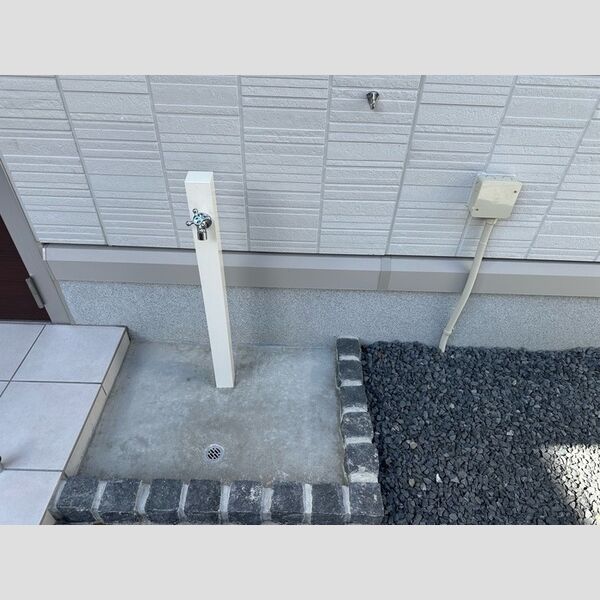 現地周辺 (ペット用足洗い場)