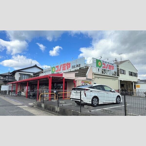 現地周辺 (コノミヤ日比津店)