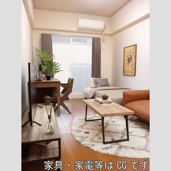 居室・リビング (洋室　※家具・家電はCGです)