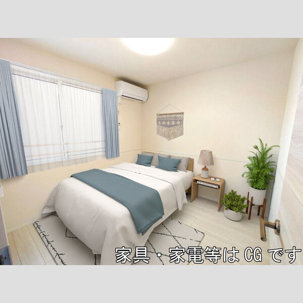 居室・リビング (洋間　家具家電はCGです。)