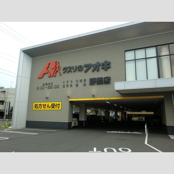 現地周辺 (クスリのアオキ野田店)