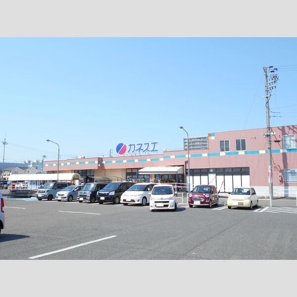 現地周辺 (カネスエ西春店737m)