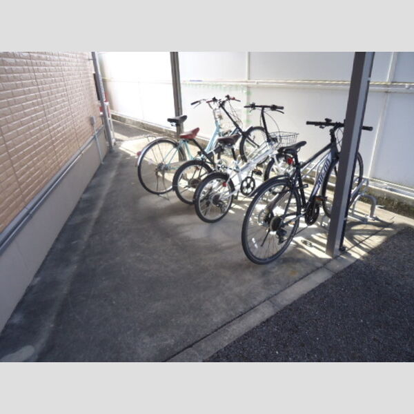 現地周辺 (駐輪場)