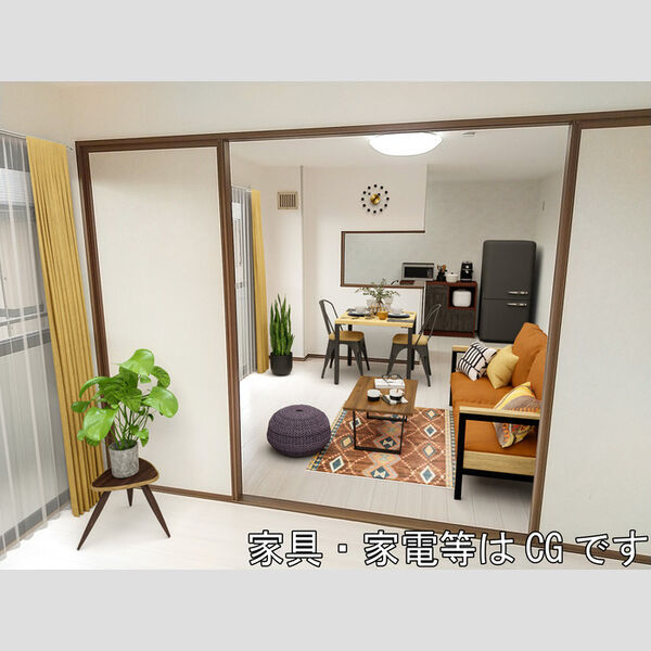 居室・リビング (※内観画像の家具はCGです。家具は付随しません。)