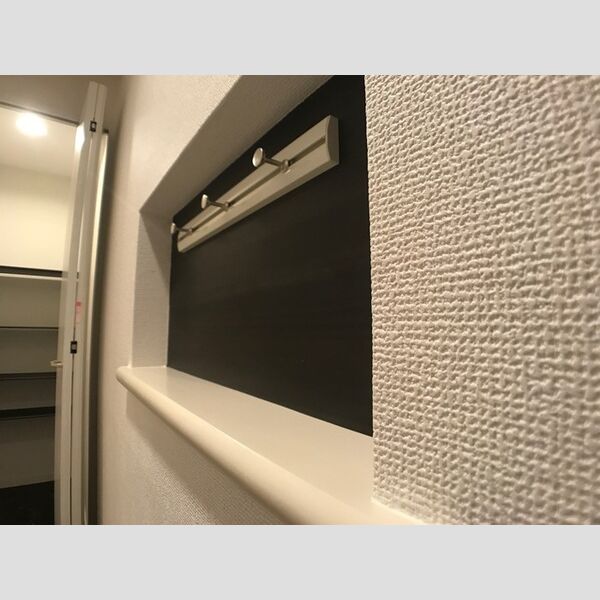 玄関 (玄関ニッチ　芳香剤も置けるスペースが有ります♪)