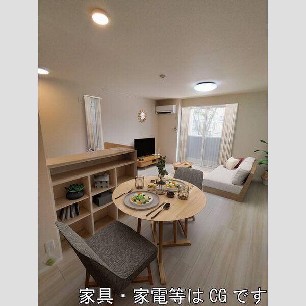 居室・リビング (※内観画像の家具はCGです。家具は付随しません。)