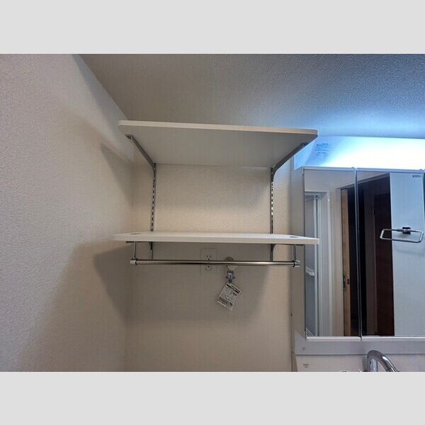 収納 (洗面室可動棚)