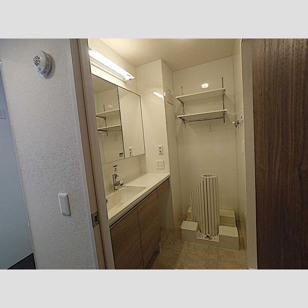 洗面所 (洗髪洗面化粧台、室内洗濯機置き場)