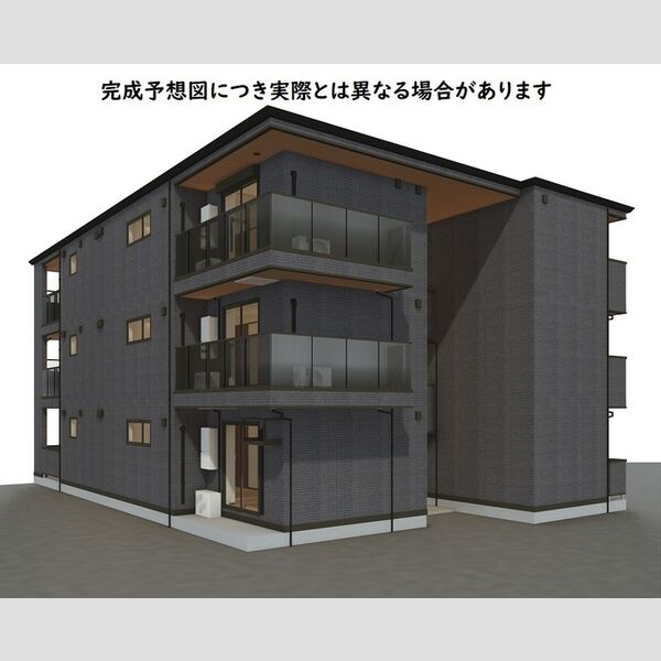 建物外観 (完成予想図　パース図)