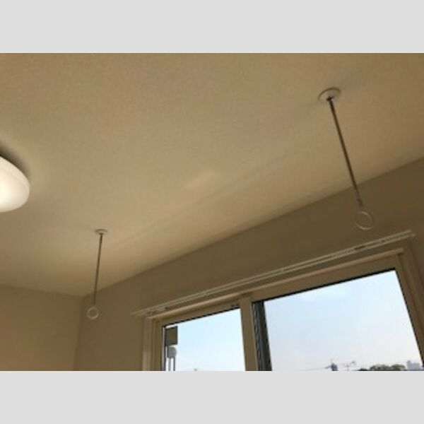 洗面所 (室内物干し)