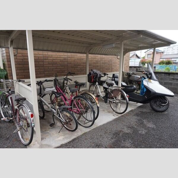 現地周辺 (駐輪場)