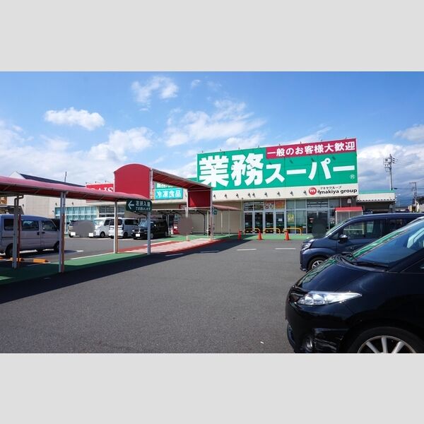 現地周辺 (業務スーパー　厚原店　まで594m)