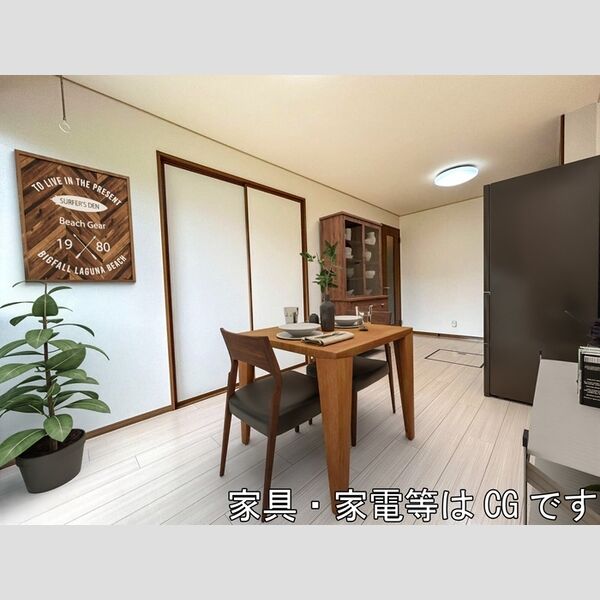 居室・リビング (※内観画像の家具はCGです。家具は付随しません。)