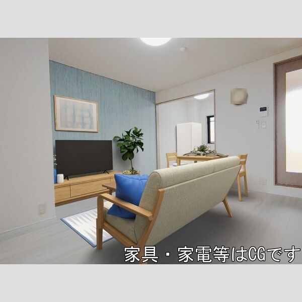 居室・リビング (※内観画像の家具はCGです。家具は付随しません。)