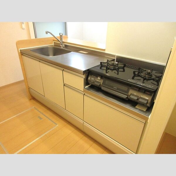 キッチン (ガスコンロ付き対面キッチン)