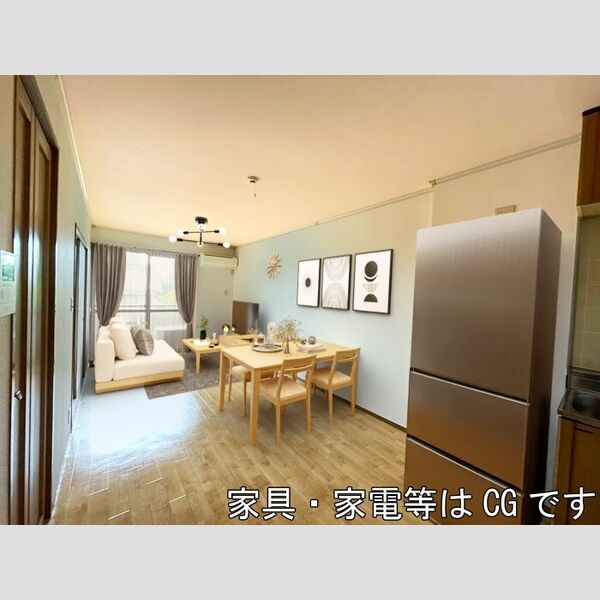 居室・リビング (※内覧画像の家具はCGです。家具は付随しません。)