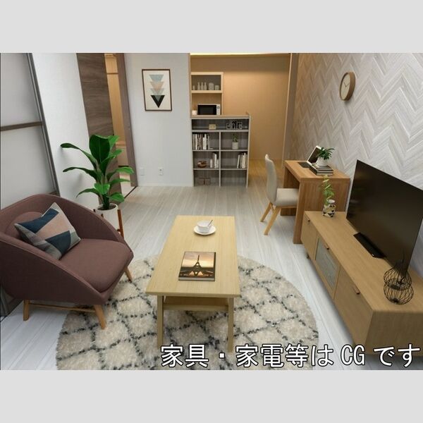 居室・リビング (※内観画像の家具はCGです。家具は付随しません。)