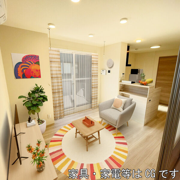 居室・リビング (内観画像の家具はCGです。家具は付随しません。)